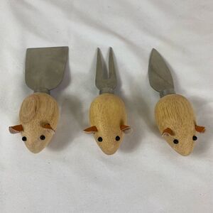 Cheese serving utensils 3 Mice